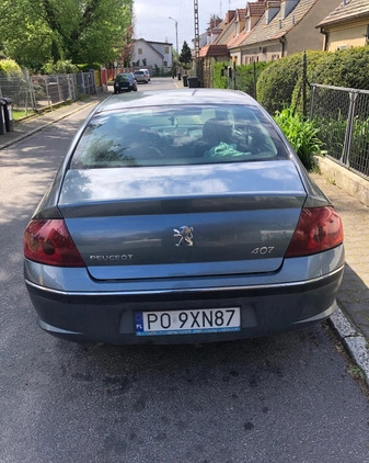 Peugeot 407 cena 6500 przebieg: 365000, rok produkcji 2008 z Poznań małe 16